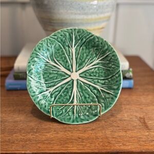 Bordallo Pinheiro Cabbage Green Salad Plate 5909113 made in Portugal